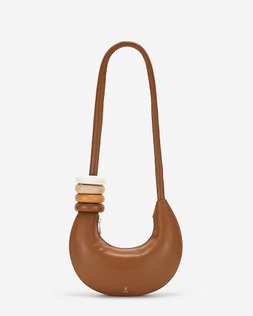 JW PEI Abacus Women Crossbody Bags Brown | CA1002JJ