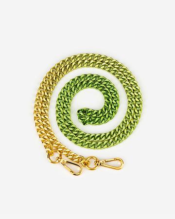 JW PEI Aria Gradient Women Chain Strap Green | CA1373BC