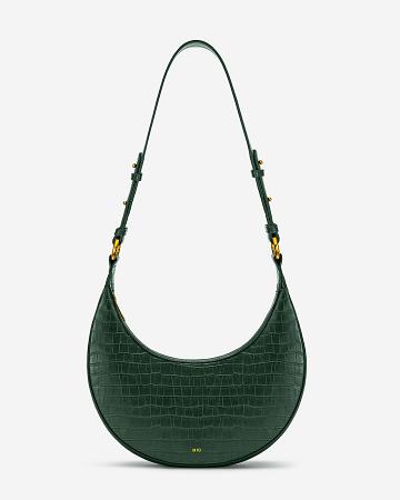 JW PEI Carly Saddle Women Crossbody Bags Green | CA1007CE