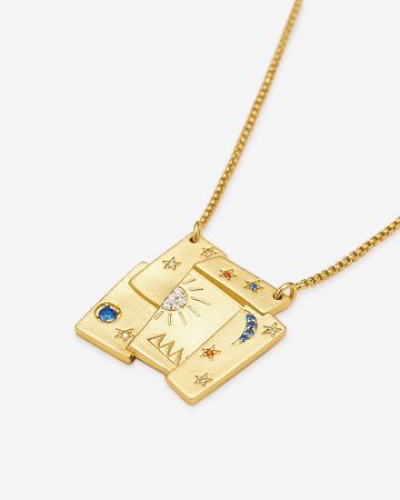 JW PEI Cosmos Combination Necklace Women Jewelry Gold / Multicolor | CA1409IS