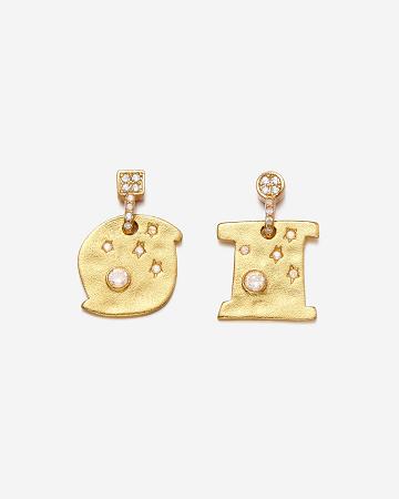 JW PEI Cosmos Earrings Women Jewelry Gold / White | CA1412AP