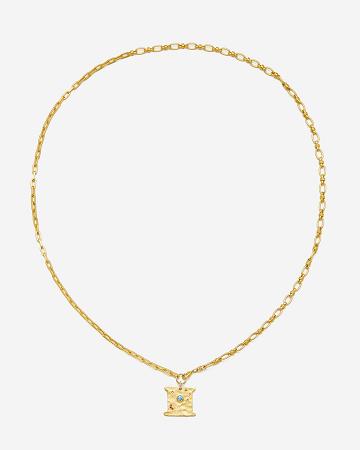 JW PEI Cosmos Square Necklace Women Jewelry Gold / Multicolor | CA1421ZG