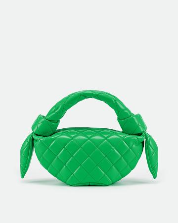 JW PEI Croissant Top Handle Women Handbag Green | CA1083ZG