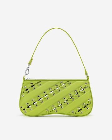 JW PEI Eva Straps Classic Women Shoulder Bags Green | CA1247WY