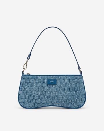 JW PEI Eva Women Shoulder Bags Navy | CA1258DN