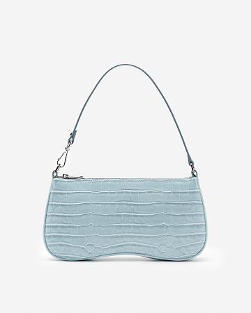 JW PEI Eva Women Shoulder Bags Turquoise | CA1262JJ