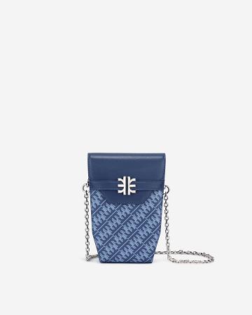 JW PEI FEI Chain Women Phone Bag Navy | CA1164VD