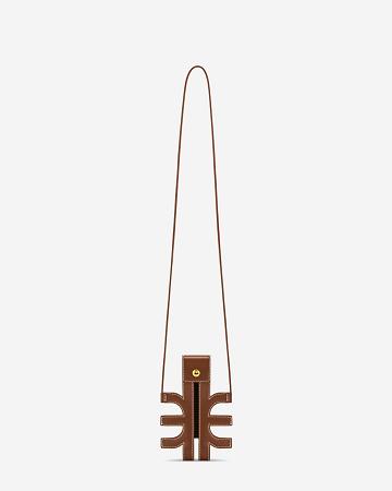 JW PEI FEI Cut-Out Women Phone Bag Brown | CA1169WY