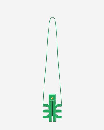 JW PEI FEI Cut-Out Women Phone Bag Green | CA1171RW