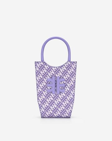 JW PEI FEI Women Phone Bag White / Purple | CA1192NB