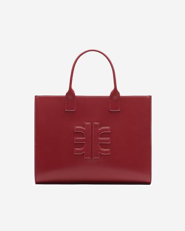 JW PEI Gia Medium Tote Women Handbag Red | CA1122UT