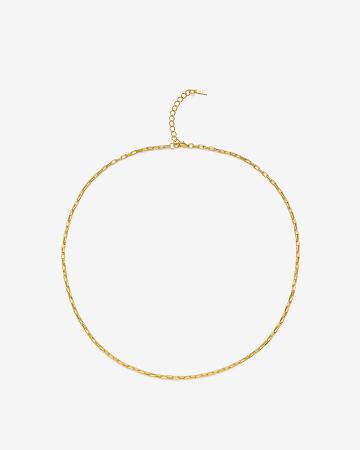 JW PEI H Chain Necklace Women Jewelry Gold | CA1444JJ