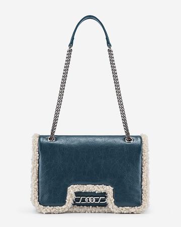 JW PEI Isa Women Crossbody Bags Blue | CA1027HK