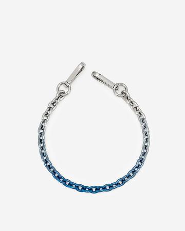 JW PEI Isla Gradient Women Chain Strap Blue | CA1380TV