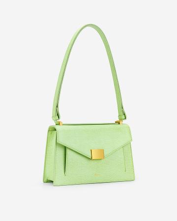 JW PEI Lilian Women Shoulder Bags Green | CA1312GL