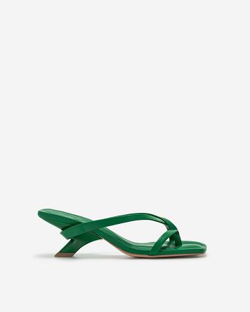 JW PEI Maeve Strappy Mule Classic Women Shoes Green | CA1494GL