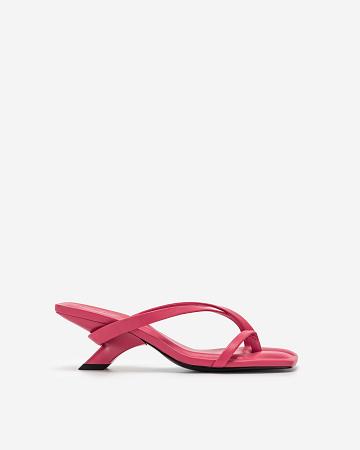 JW PEI Maeve Strappy Mule Classic Women Shoes Pink | CA1497KI