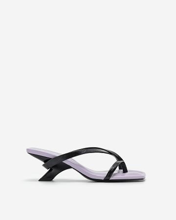 JW PEI Maeve Strappy Mule Women Shoes Black | CA1503BC