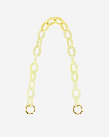 JW PEI Mya Gradient Acrylic Women Chain Strap Yellow | CA1386AP