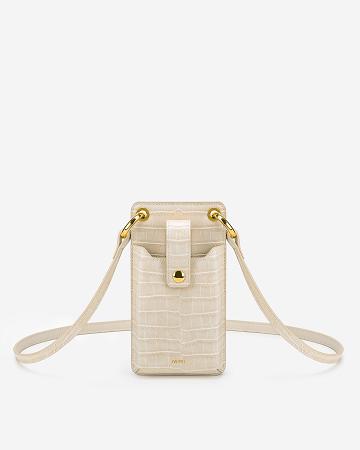 JW PEI Quinn Women Phone Bag White | CA1211KI