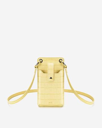 JW PEI Quinn Women Phone Bag Yellow | CA1209HK