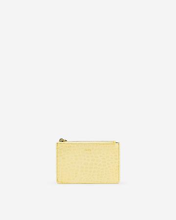 JW PEI Quinn Zipped Women Cardholders Yellow | CA1355YU