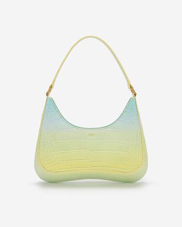 JW PEI Ruby Women Shoulder Bags Yellow / Blue | CA1339HK