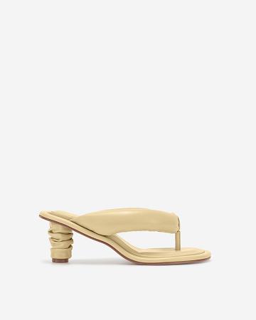 JW PEI Talia Puffed Sandal Women Shoes Beige | CA1514OR