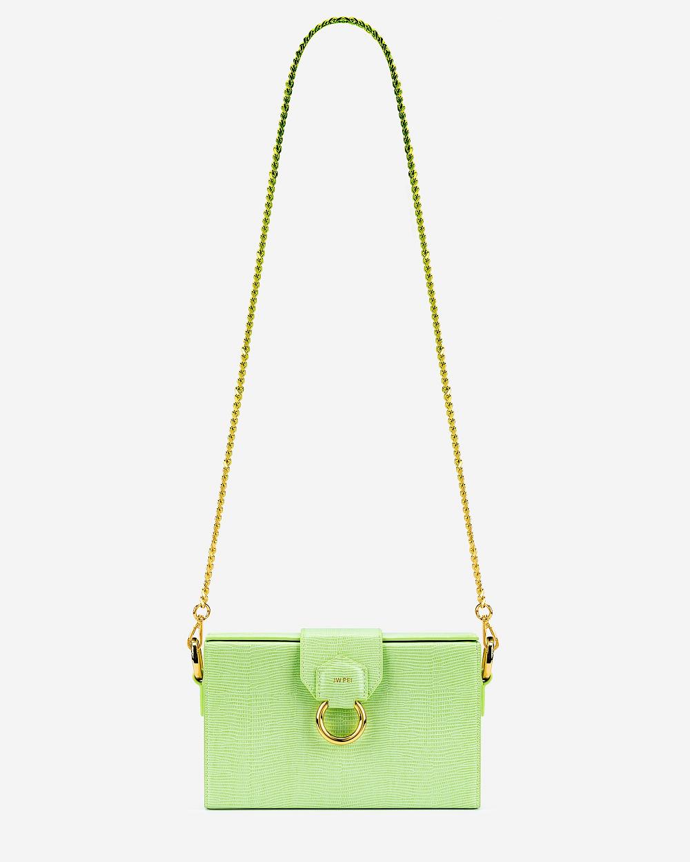 JW PEI Aria Gradient Women Chain Strap Green | CA1373BC