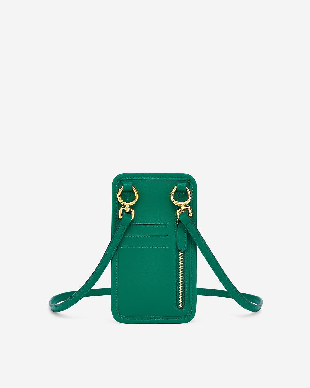 JW PEI Aylin Canvas Women Phone Bag Green | CA1157HK