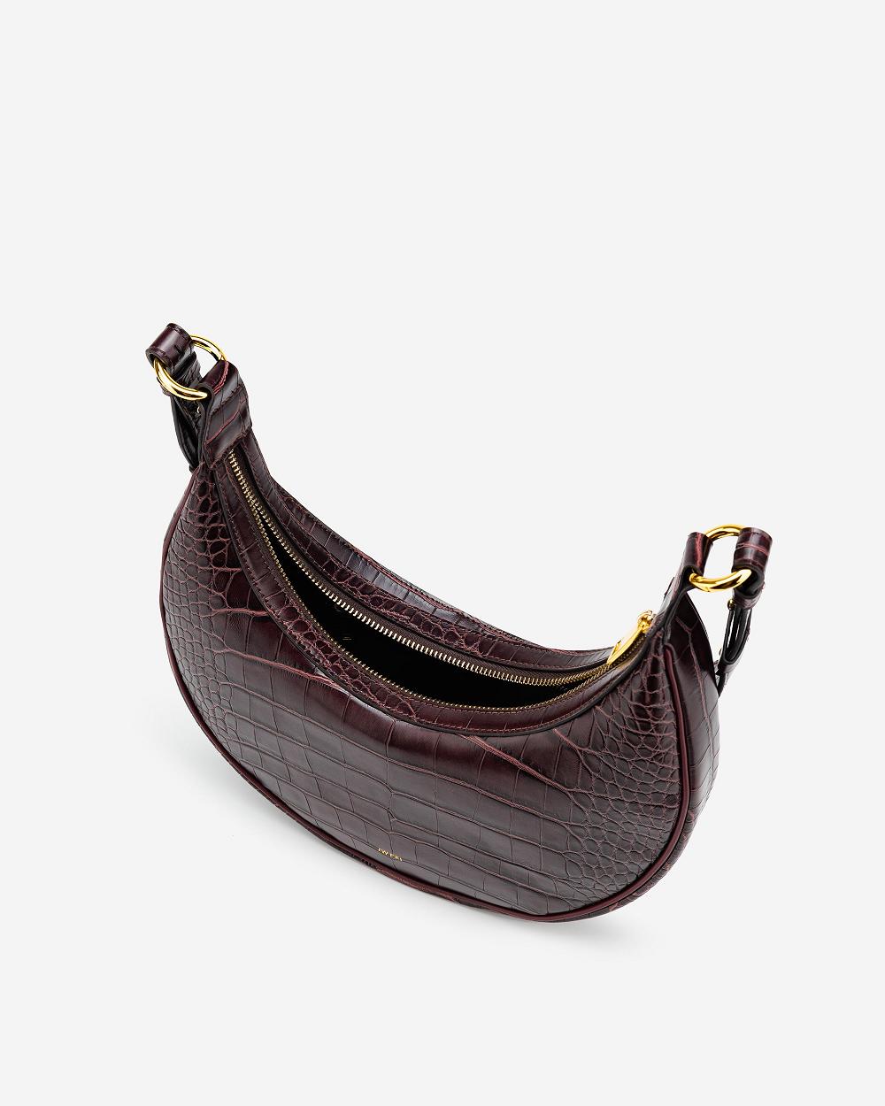 JW PEI Carly Saddle Women Crossbody Bags Brown | CA1008VD