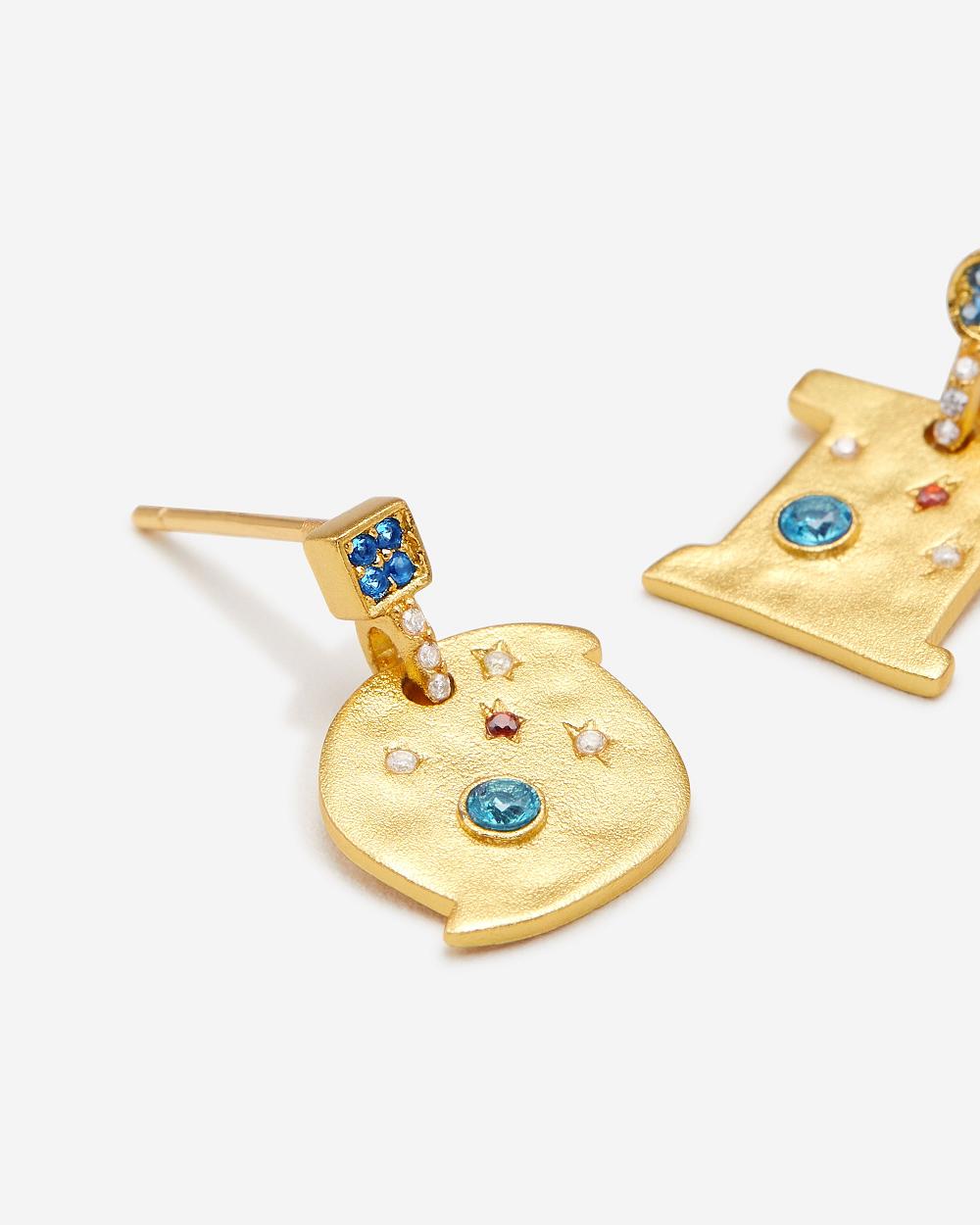 JW PEI Cosmos Earrings Women Jewelry Gold / Multicolor | CA1411PQ