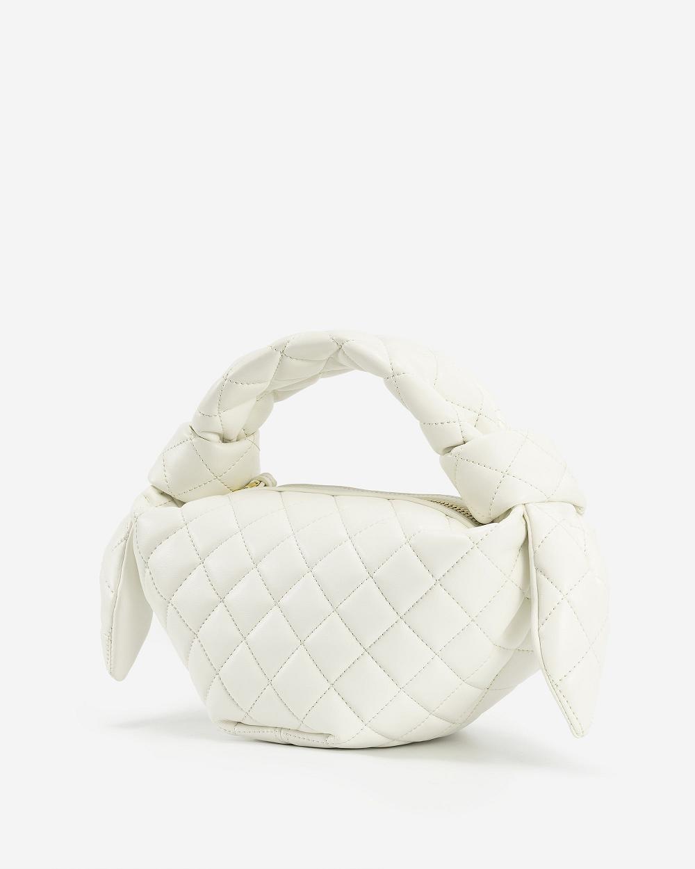 JW PEI Croissant Top Handle Women Handbag White | CA1084XF