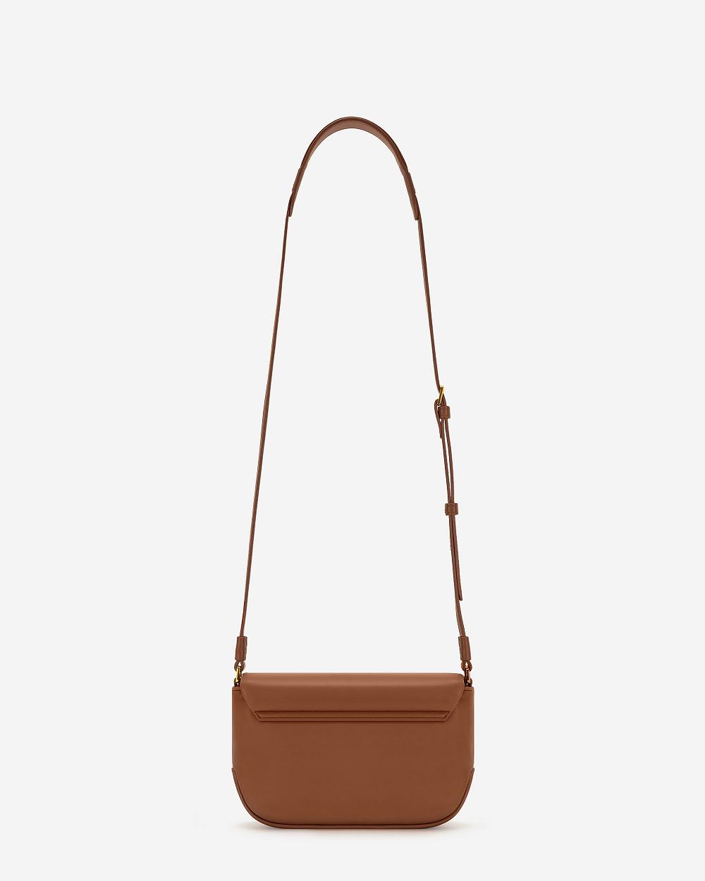 JW PEI Debby Flap Women Crossbody Bags Brown | CA1010NB