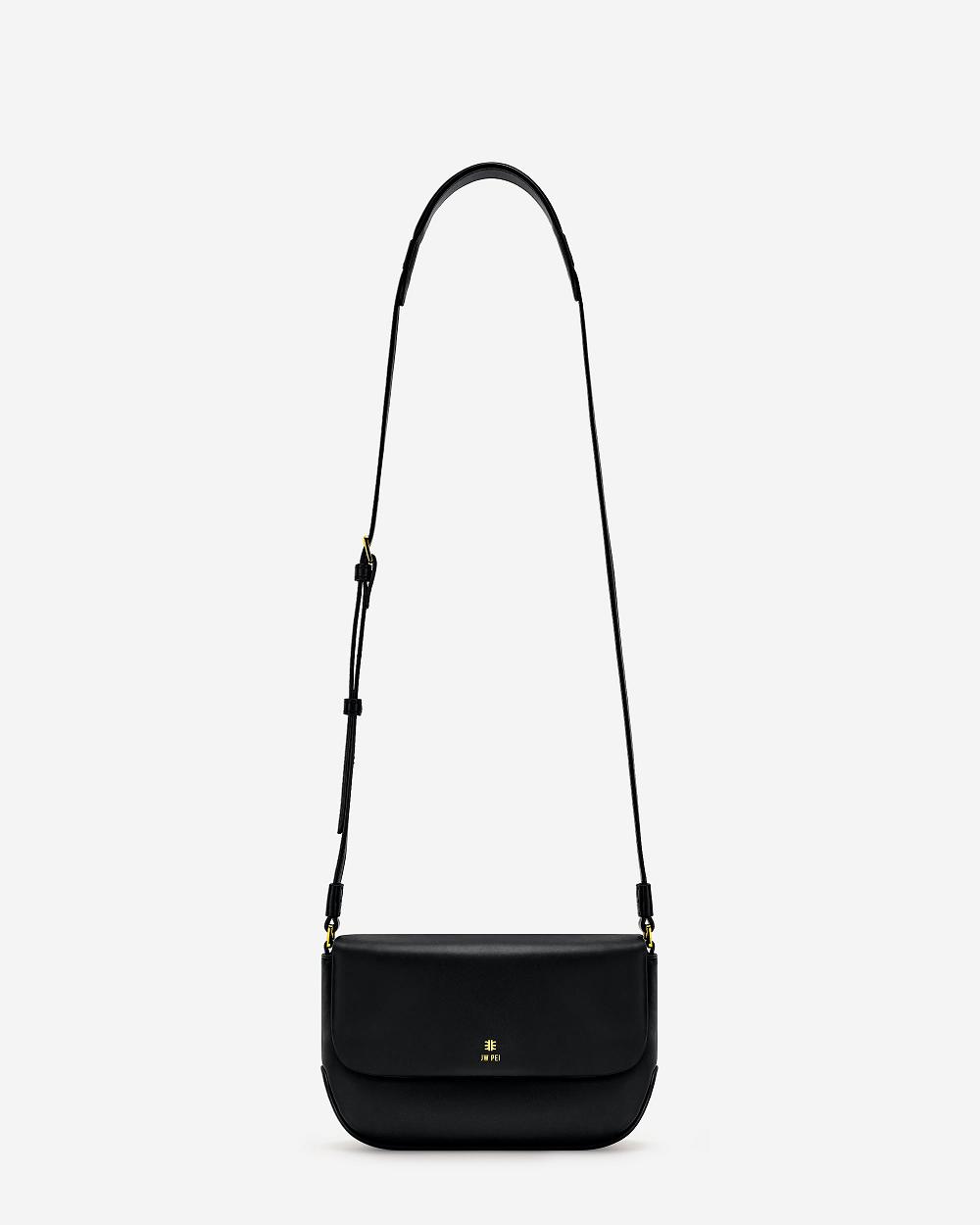 JW PEI Debby Flap Women Crossbody Bags Black | CA1012QZ