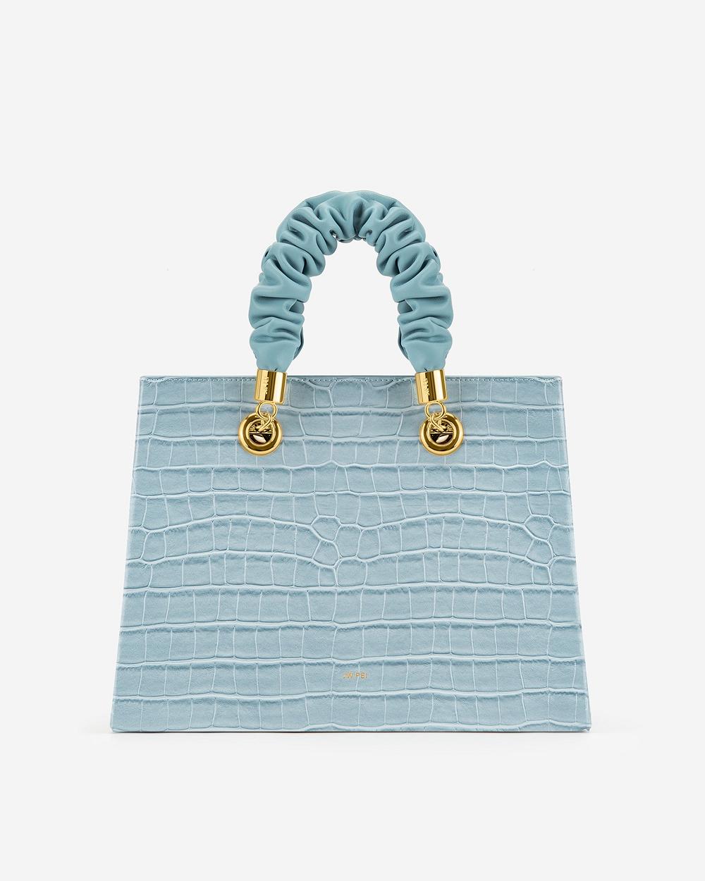 JW PEI Ella Top Handle Women Handbag Blue | CA1085CE