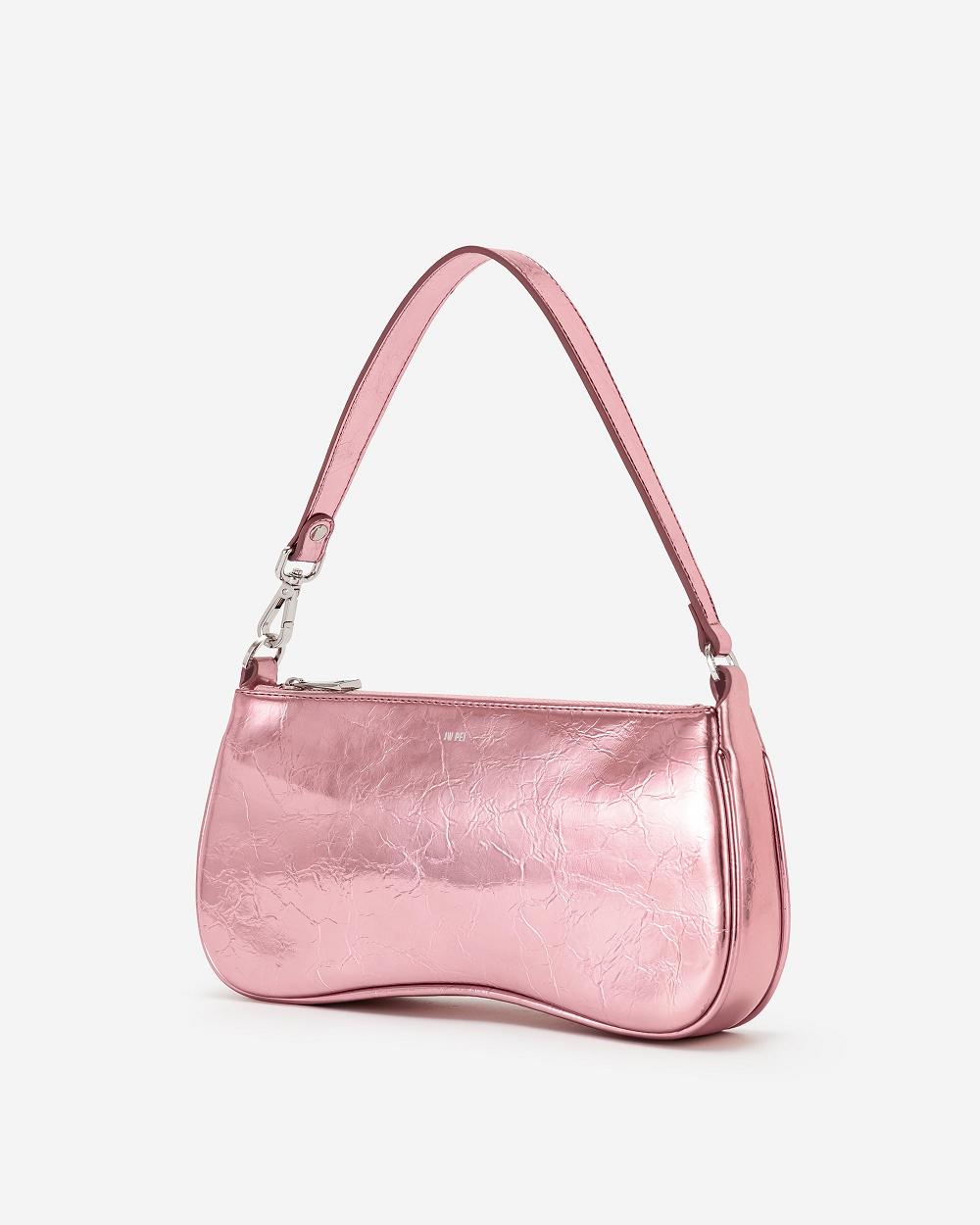 JW PEI Eva Metallic Women Shoulder Bags Pink | CA1241CE