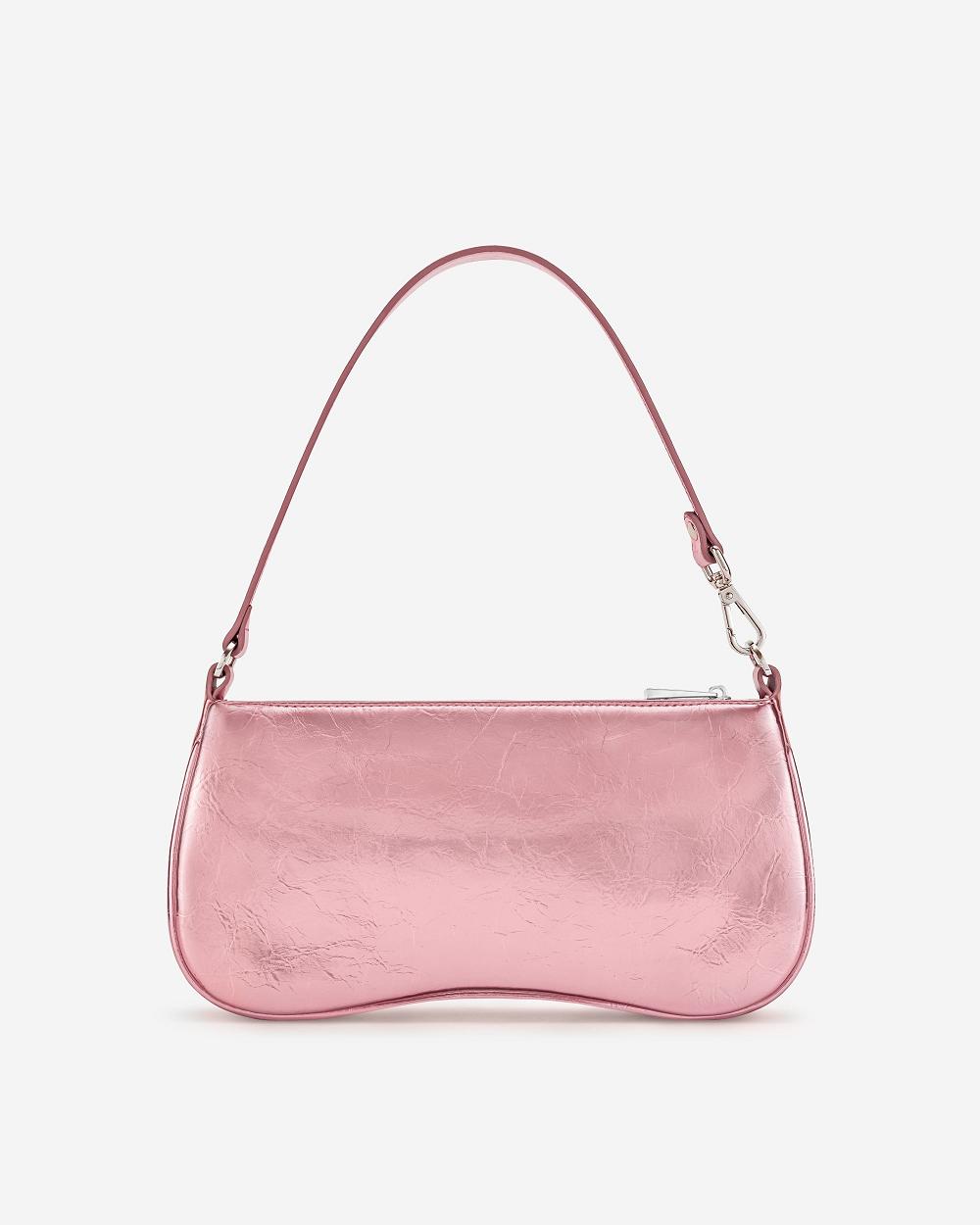 JW PEI Eva Metallic Women Shoulder Bags Pink | CA1241CE