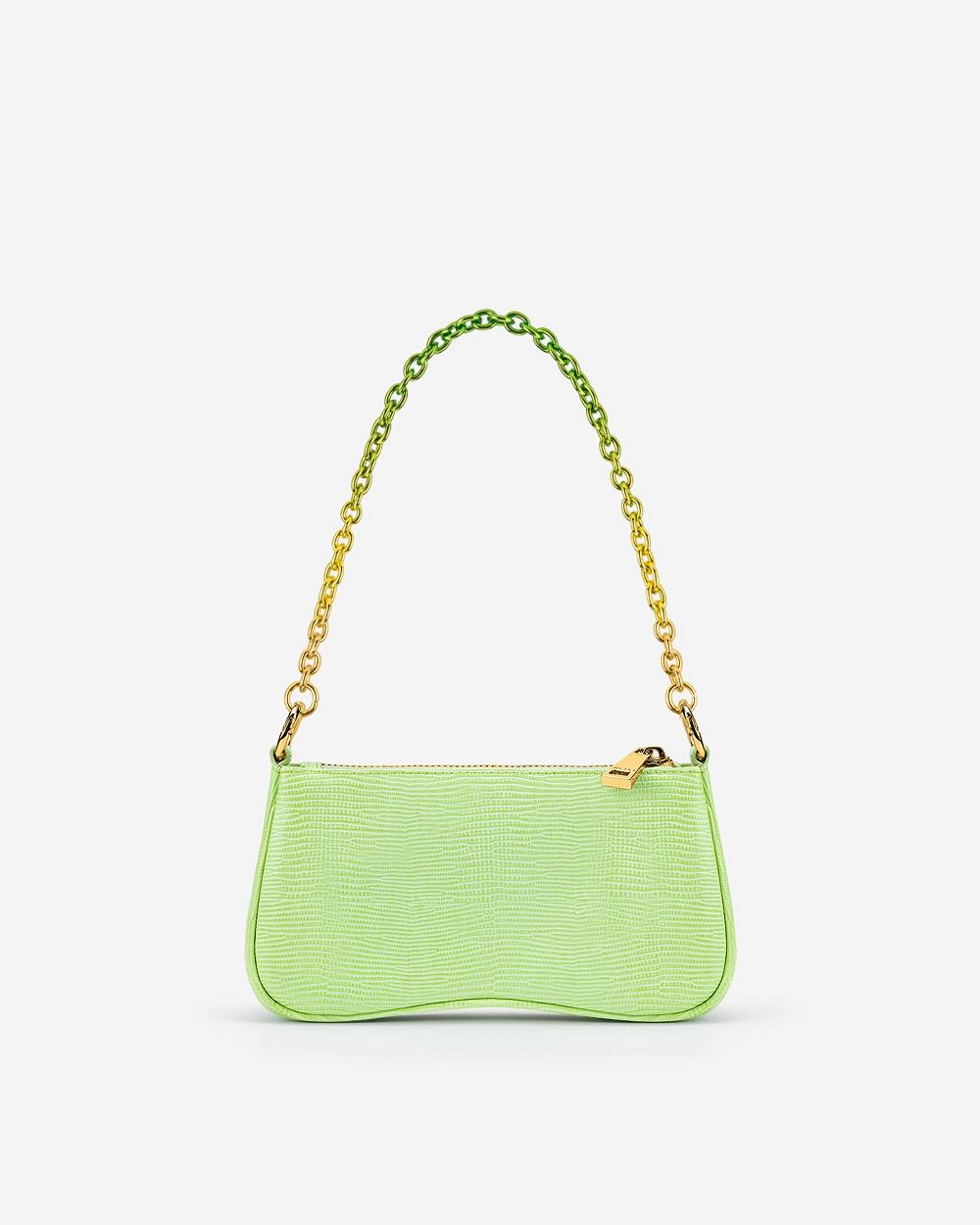 JW PEI Eva Mini Gradient Chain Women Shoulder Bags Green | CA1243BC