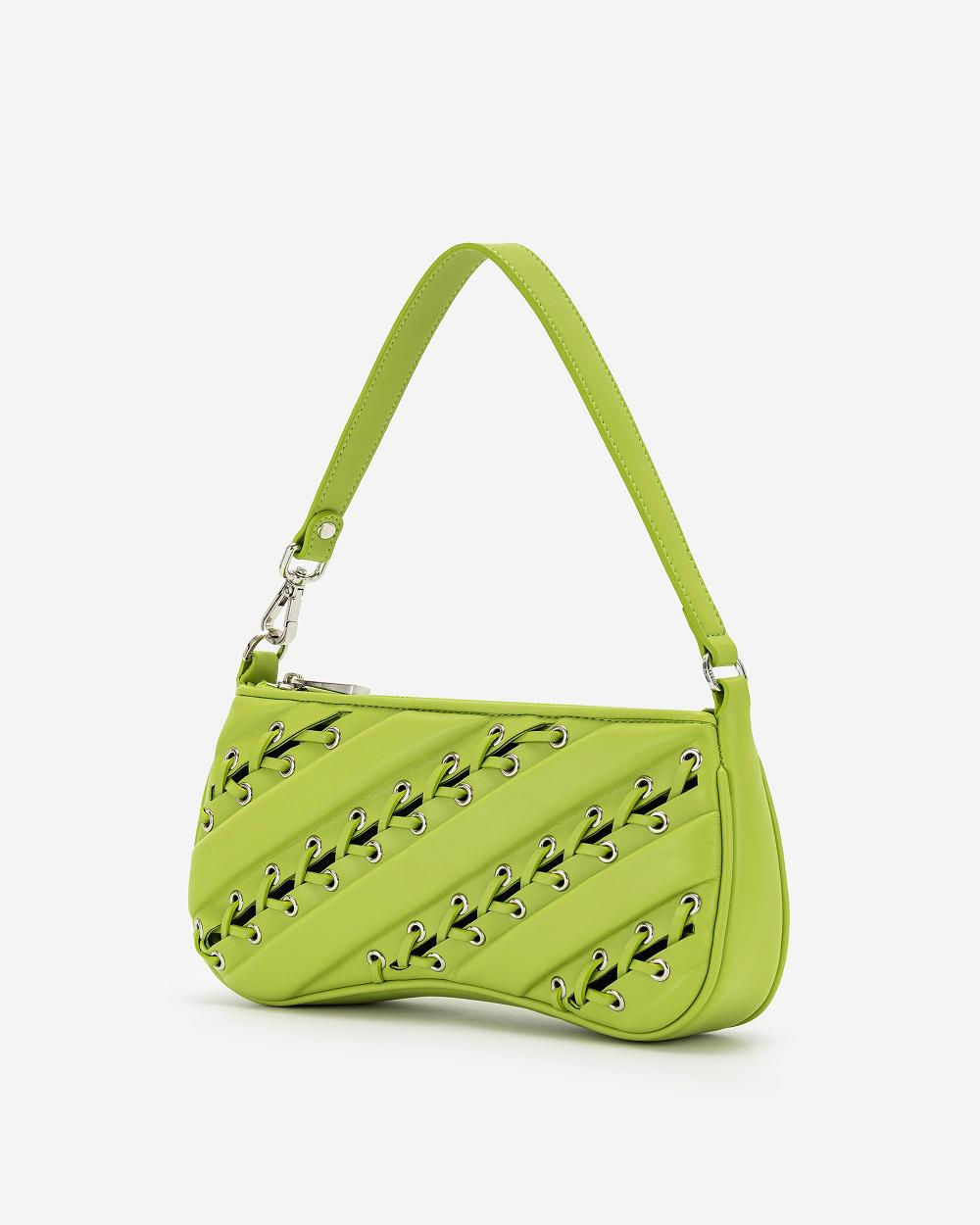 JW PEI Eva Straps Classic Women Shoulder Bags Green | CA1247WY