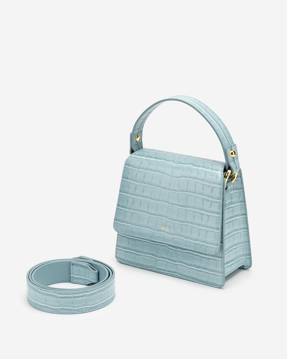 JW PEI FAE Top Handle Crossbody Women Handbag Blue | CA1087BC