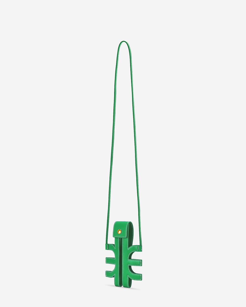 JW PEI FEI Cut-Out Women Phone Bag Green | CA1171RW