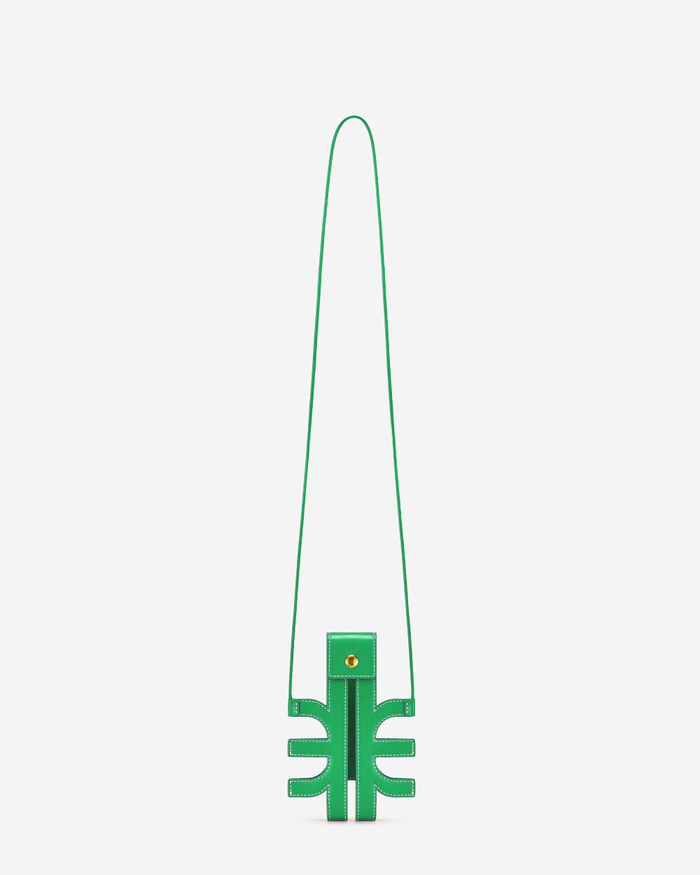 JW PEI FEI Cut-Out Women Phone Bag Green | CA1171RW