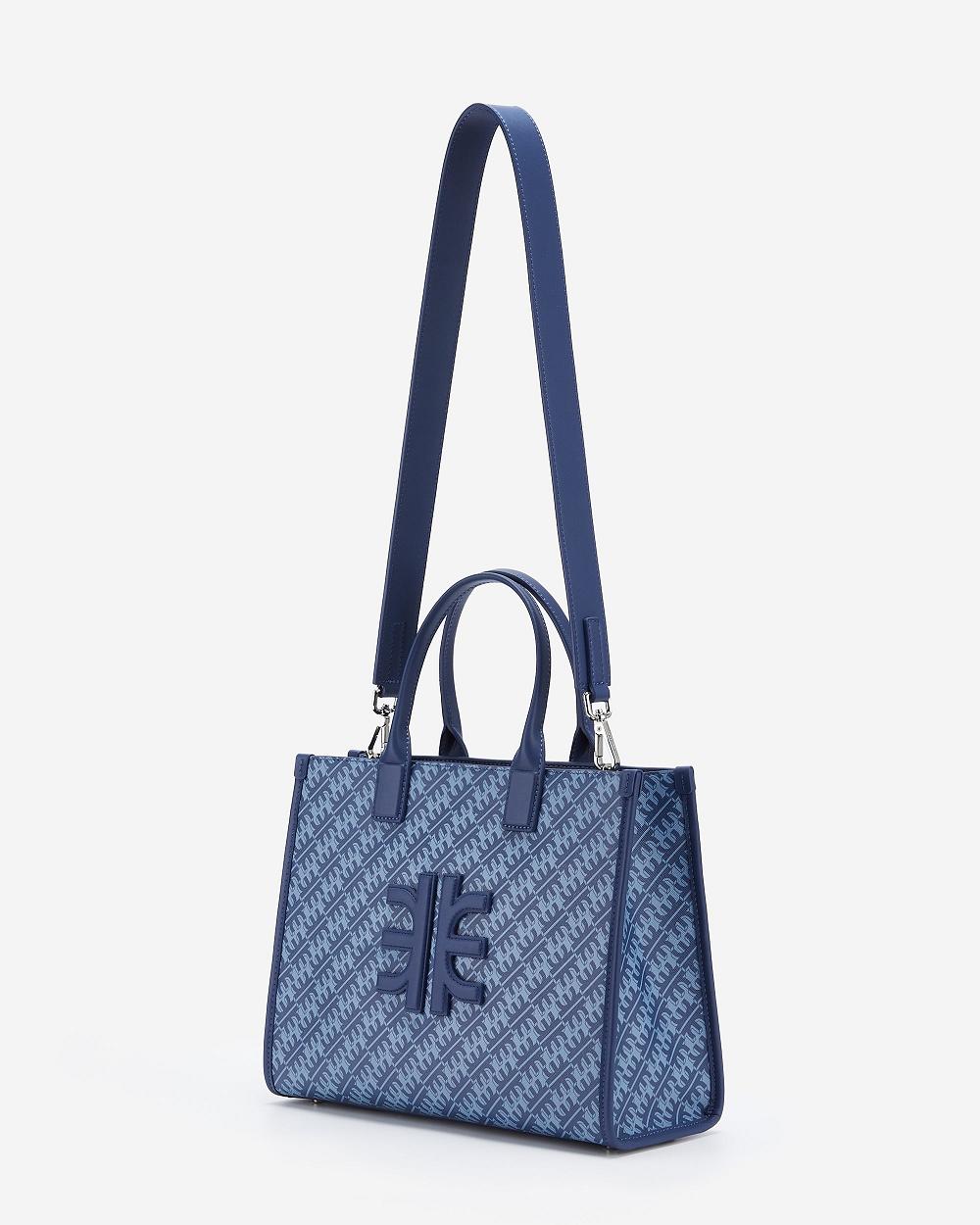 JW PEI FEI Medium Tote Women Handbag Navy | CA1091WY