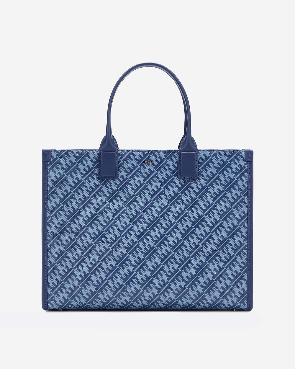 JW PEI FEI Medium Women Tote Bags Navy | CA1344XF