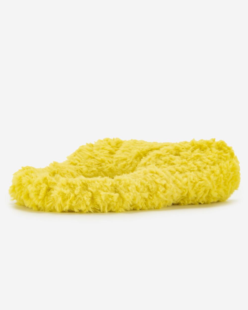 JW PEI Gabbi Faux Fur Hobo Women Handbag Yellow | CA1094TV