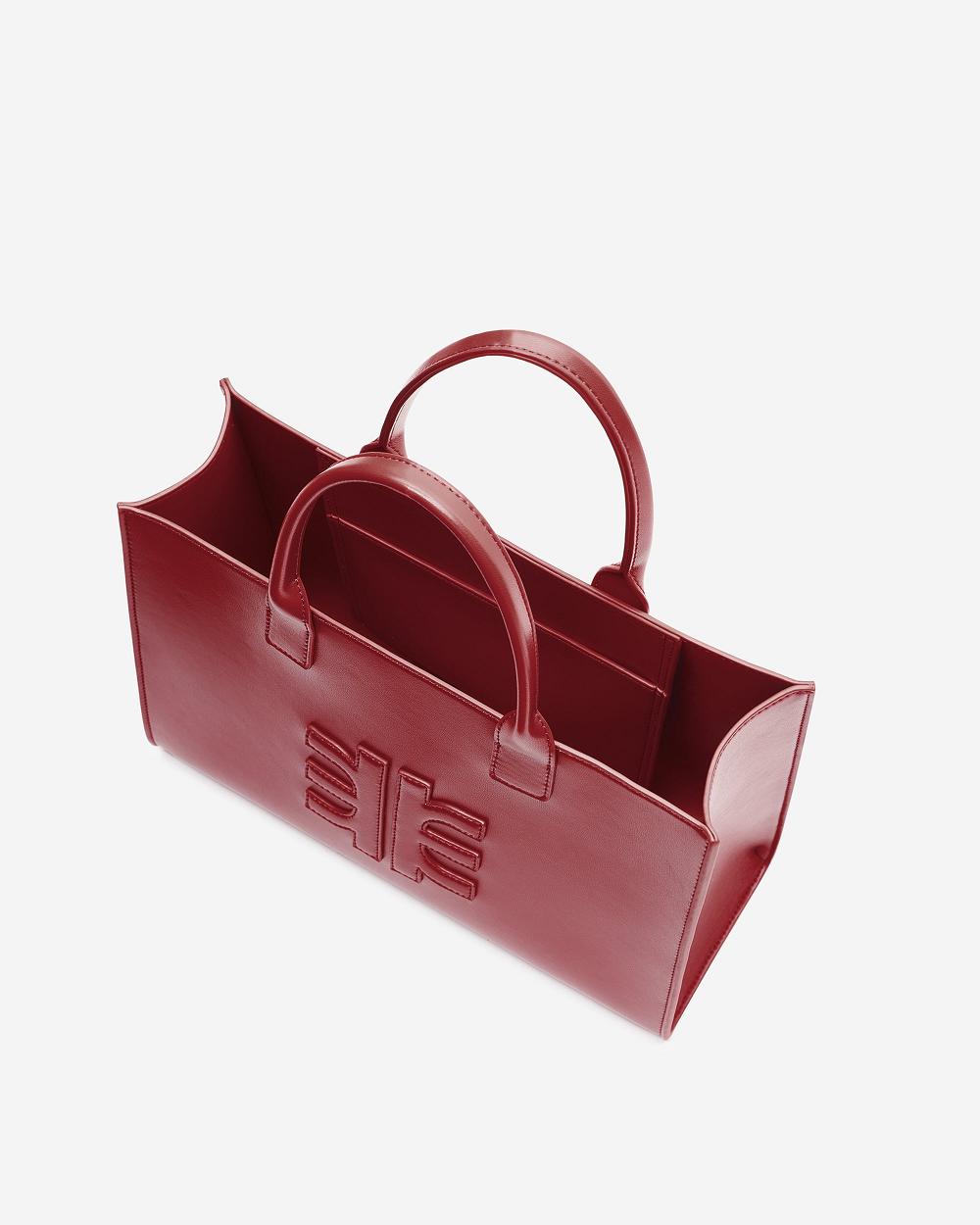 JW PEI Gia Medium Women Tote Bags Red | CA1350QZ