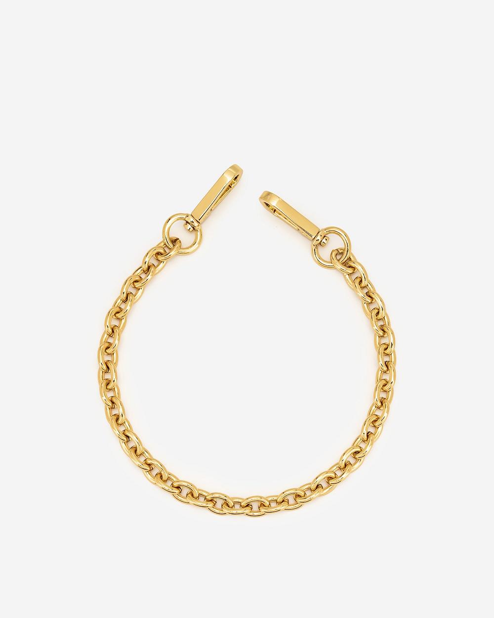 JW PEI Isla Golden Women Chain Strap Gold | CA1377WY