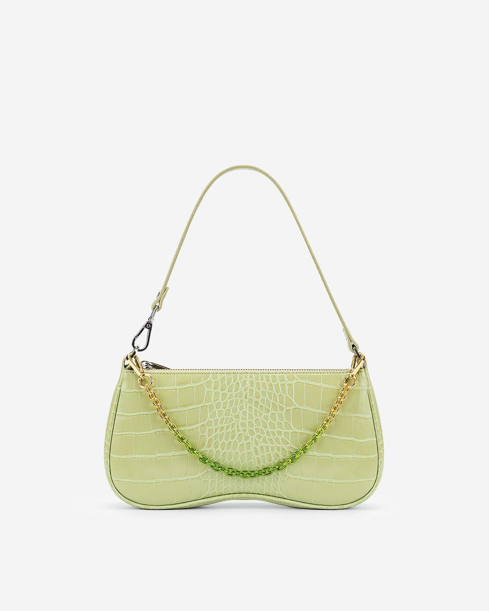 JW PEI Isla Gradient Women Chain Strap Green | CA1379RW