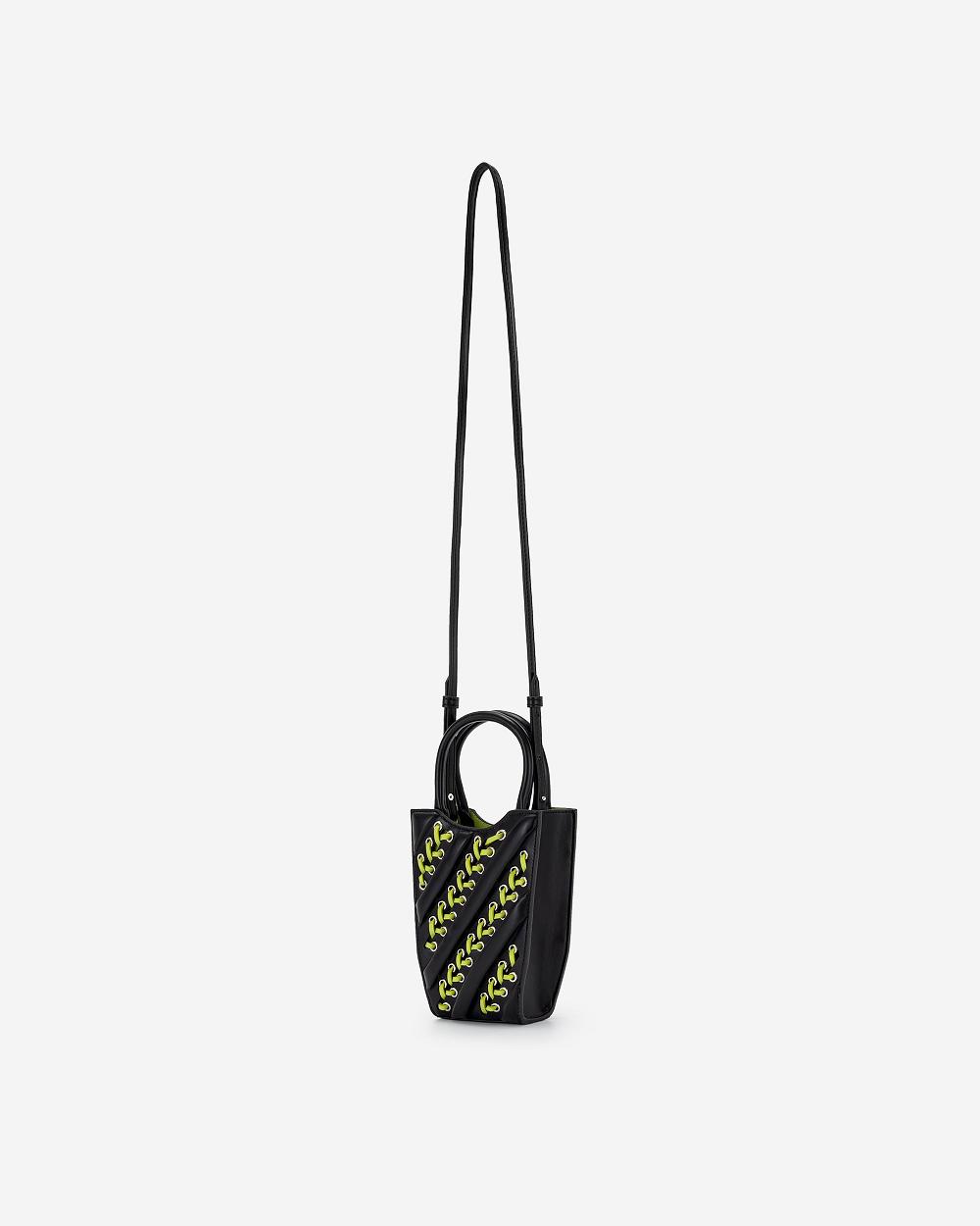 JW PEI JW PEI FEI Straps Classic Women Phone Bag Black | CA1198TV